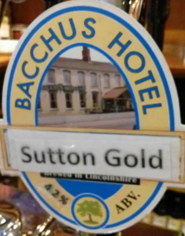 Bacchus Brewing Sutton Gold