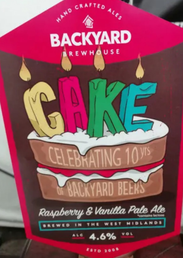 Backyard Brewhouse Cake