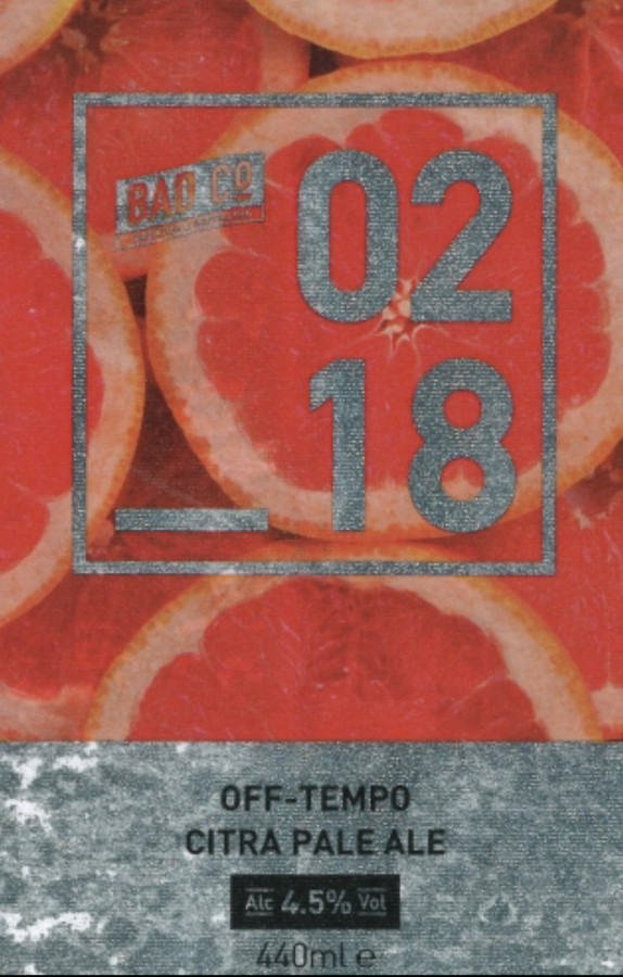 BAD Co. - Brewing & Distilling Company 02 18 Off-Tempo Citra Pale