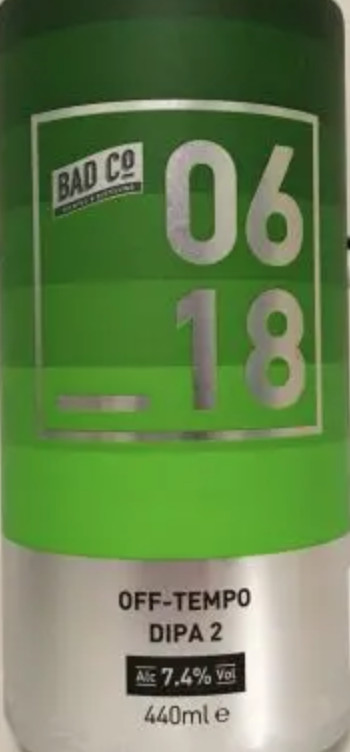 BAD Co. - Brewing & Distilling Company 06 18 Off-Tempo DIPA 2