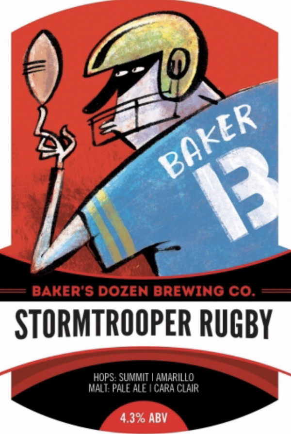 Baker's Dozen Brewing Co. Stormtrooper Rugby