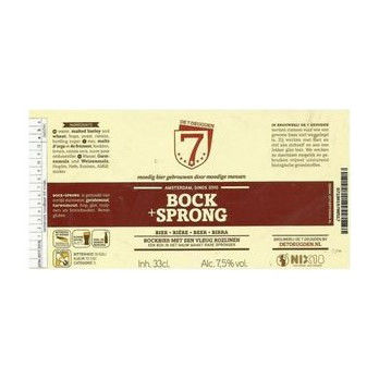 Brouwerij De 7 Deugden Bock Sprong