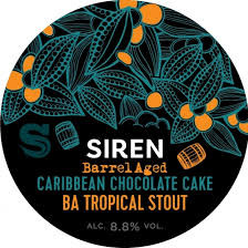 Siren Craft Brew Caribbean Chocolate Cake - Barrel Aged 2020