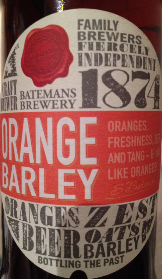 Batemans Orange Barley