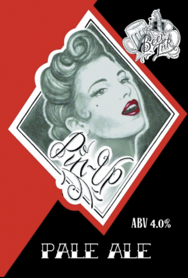 Beer Ink Pin Up
