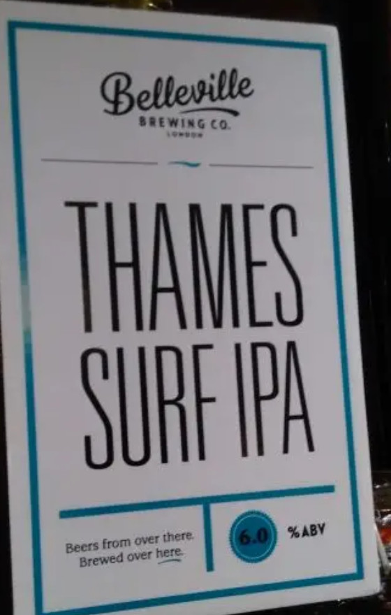 Belleville Brewing Co. Thames Surf IPA