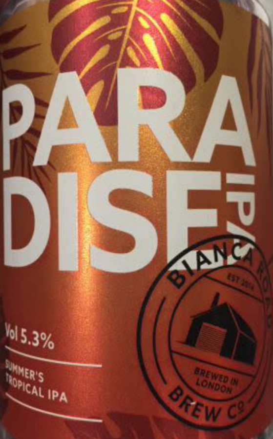 Bianca Road Brew Co (BRBC) Paradise IPA