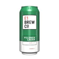 E1 Brew Co Pilsner Lager