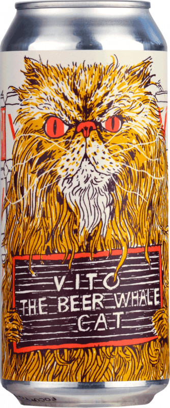 Fat Orange Cat Brew Company Vito The Beer Whale Cat