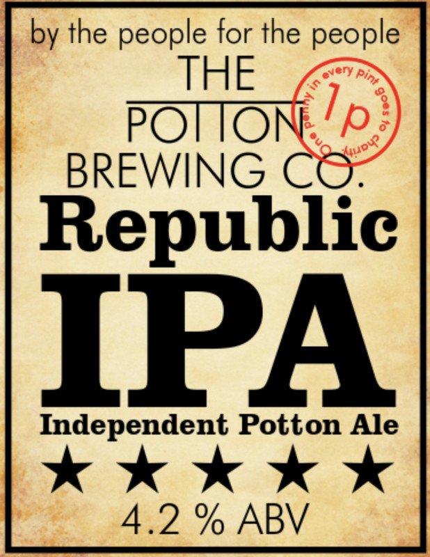 Potton Brewing Republic IPA (Independent Potton Ale)