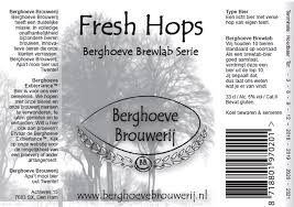 Berghoeve Brouwerij Brewlab Series - Fresh Hops