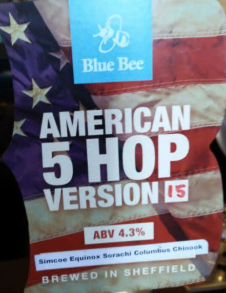 Blue Bee Brewery American Five Hop Version 15