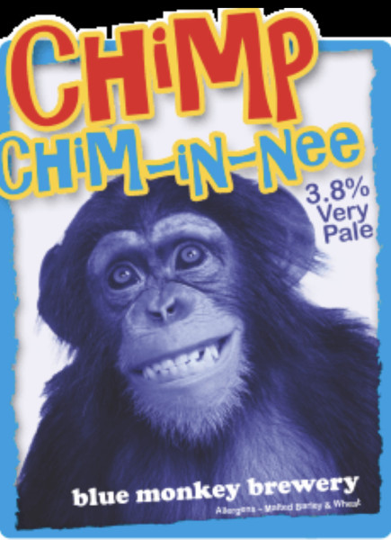 Blue Monkey Brewery Chimp Chim-In-Nee