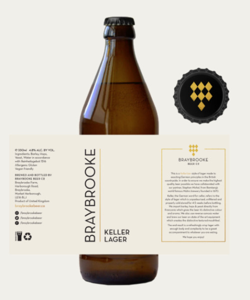 Braybrooke Beer Co Keller Lager