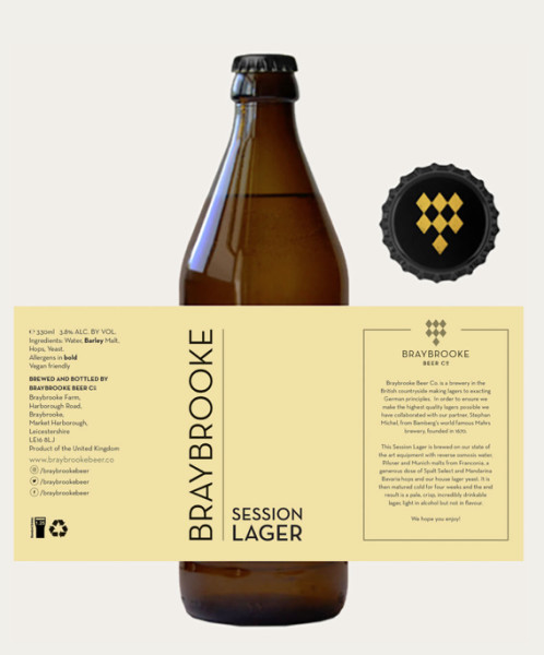 Braybrooke Beer Co Session Lager
