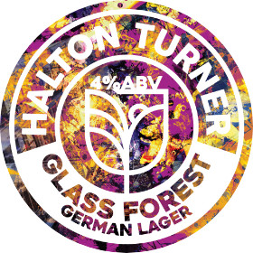 Halton Turner Brewing Company Glass Forest