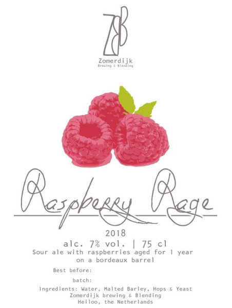 Zomerdijk Brewing & Blending Raspberry Rage