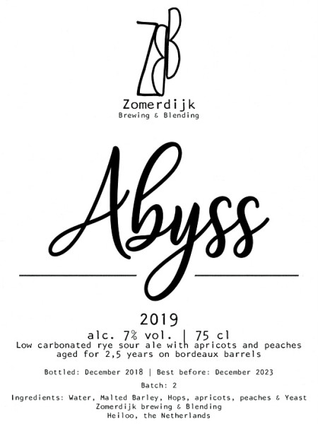 Zomerdijk Brewing & Blending Abyss