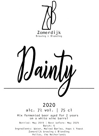 Zomerdijk Brewing & Blending Dainty