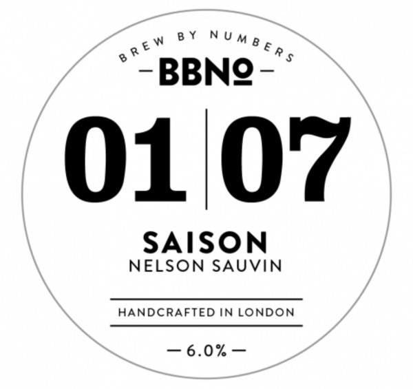 Brew By Numbers 01|07 Saison - Nelson Sauvin