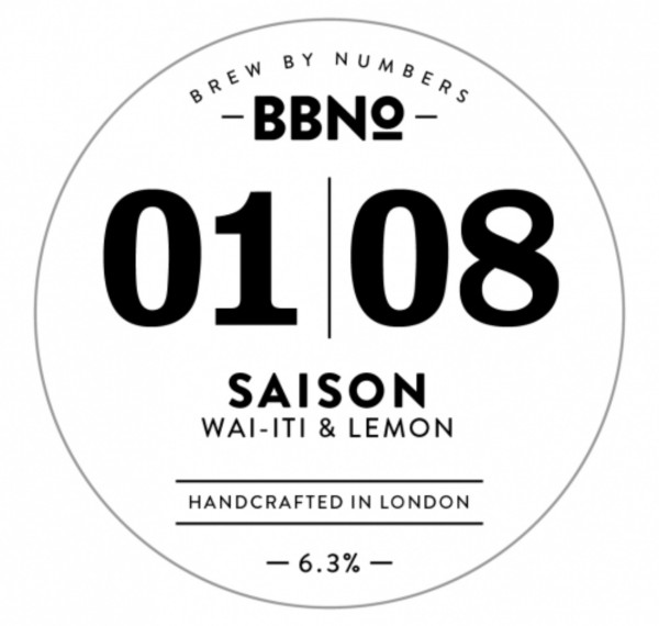 Brew By Numbers 01|08 Saison - Wai-iti & Lemon