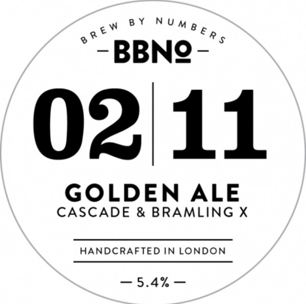 Brew By Numbers 02|11 Golden Ale - Cascade & Bramling