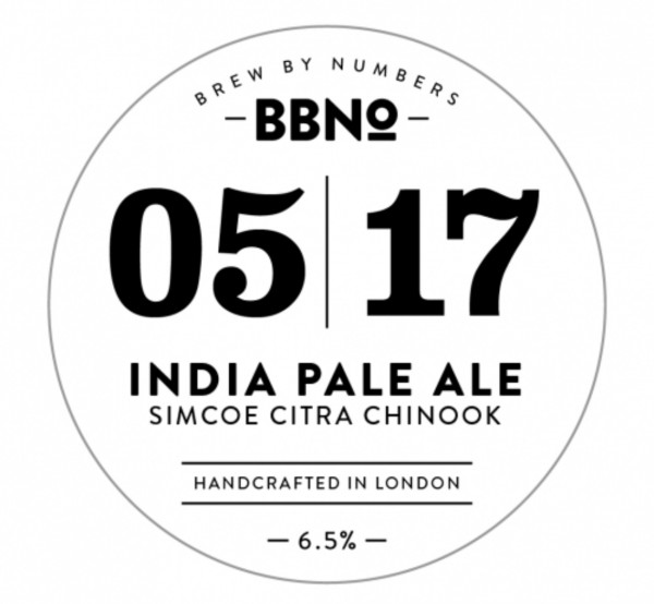 Brew By Numbers 05|17 India Pale Ale - Simcoe Citra Chinook