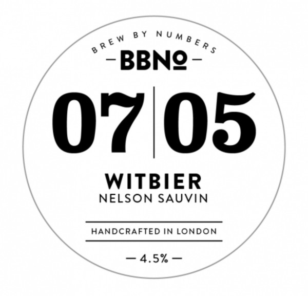 Brew By Numbers 07|05 Witbier - Nelson Sauvin