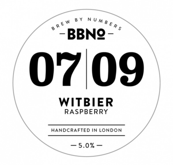 Brew By Numbers 07|09 Witbier - Raspberry