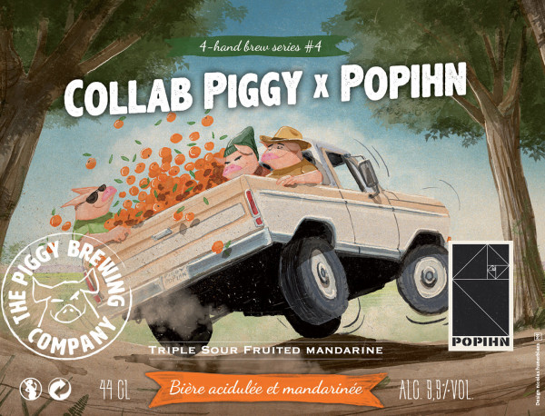The Piggy Brewing Company Collab Piggy x Popihn