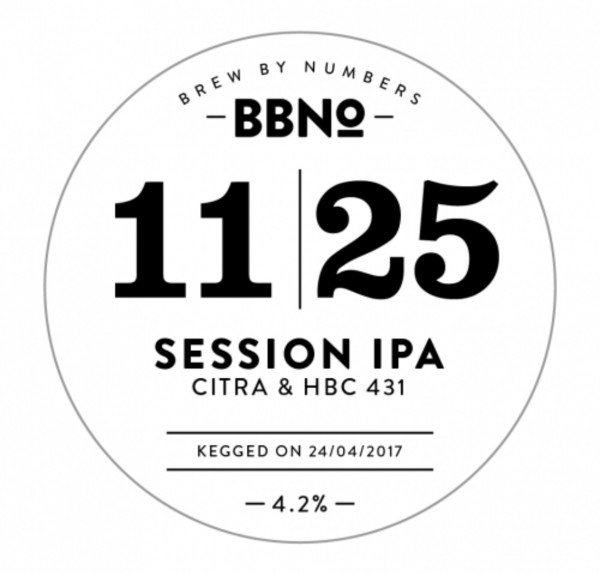 Brew By Numbers 11|25 Session IPA - Citra & HBC 431
