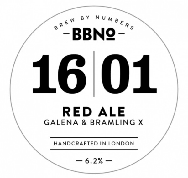 Brew By Numbers 16|01 Red Ale - Galena & Bramling X