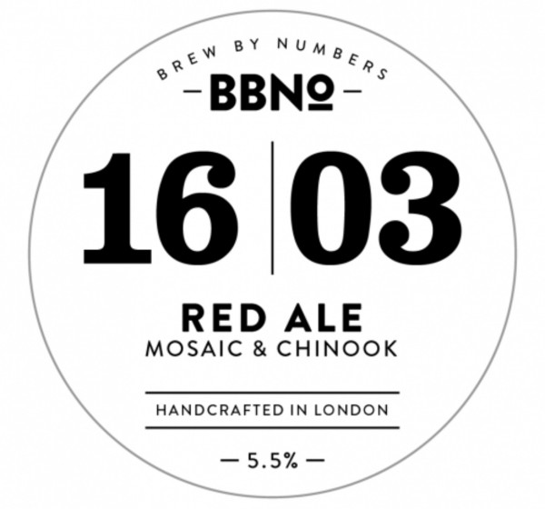 Brew By Numbers 16|03 Red Ale - Mosaic & Chinook