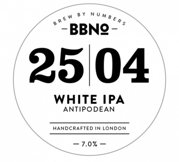 Brew By Numbers 25|04 White IPA - Antipodean