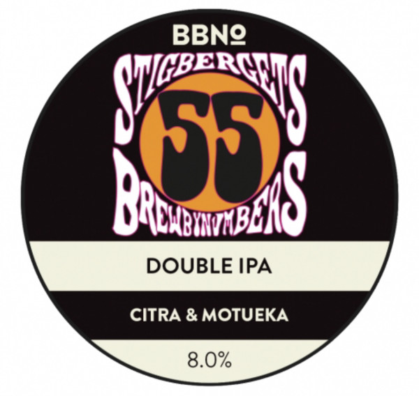 Brew By Numbers 55 Double IPA - Citra & Motueka