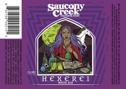 Saucony Creek Brewing Co. Hexerei White Magic Witbier