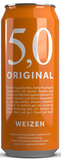 Brauerei Braunschweig 5,0 Original Weizen