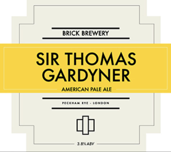 Brick Brewery (UK) Sir Thomas Gardyner