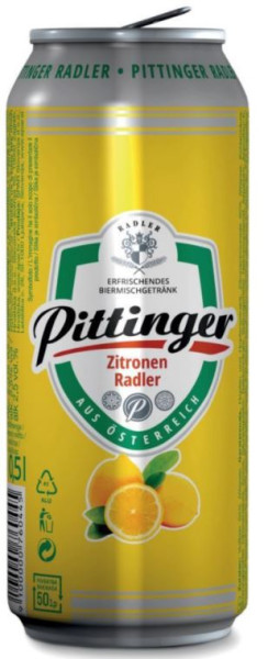 Spar Österreich Pittinger Zitronen Radler