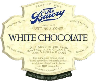 The Bruery White Chocolate (2014)