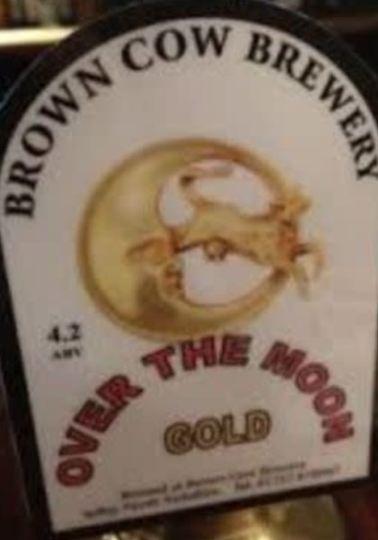 Brown Cow Brewery Over the Moon Gold