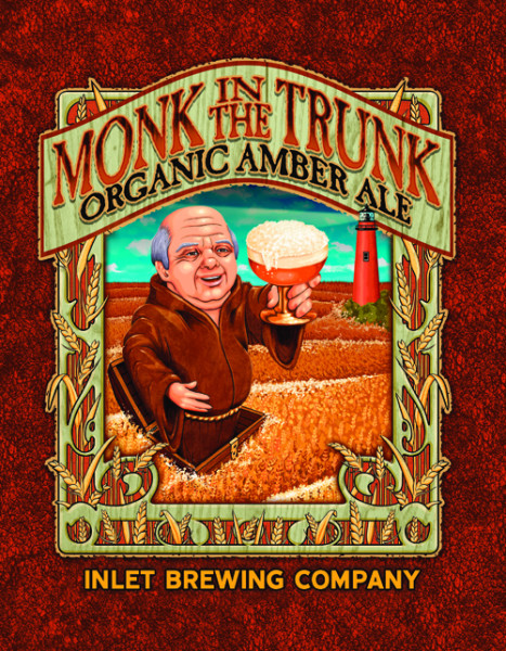 Inlet Brewing Company Monk in the Trunk Organic Amber Ale