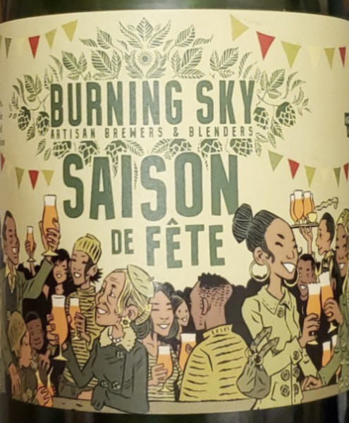 Burning Sky Brewery Saison de Fete 2018
