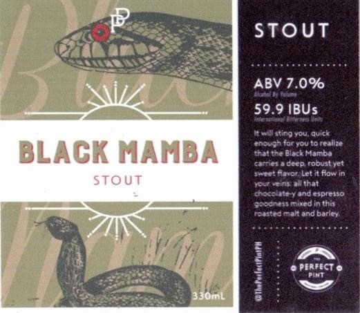 The Perfect Pint Black Mamba