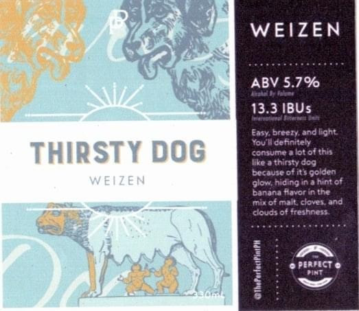 The Perfect Pint Thirsty Dog Weizen