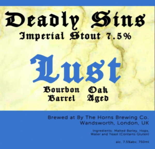 By The Horns Brewing Co. Deadly - Sins Lust