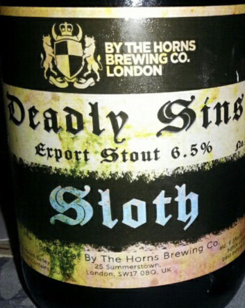By The Horns Brewing Co. Deadly Sins - Sloth