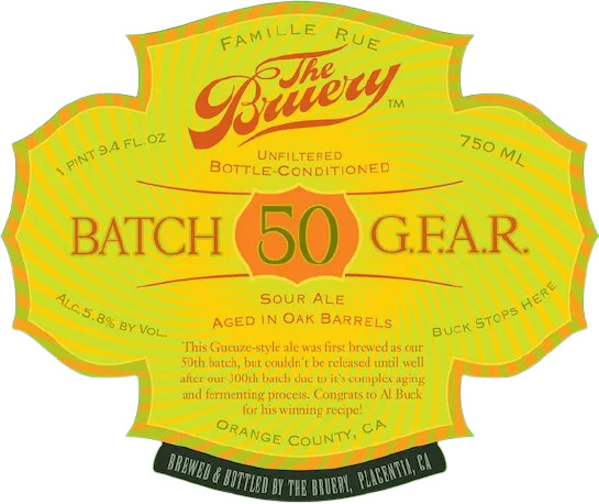 The Bruery Batch 50 G.F.A.R.