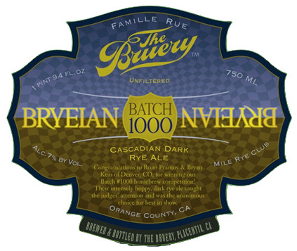The Bruery Batch 1000 Bryeian