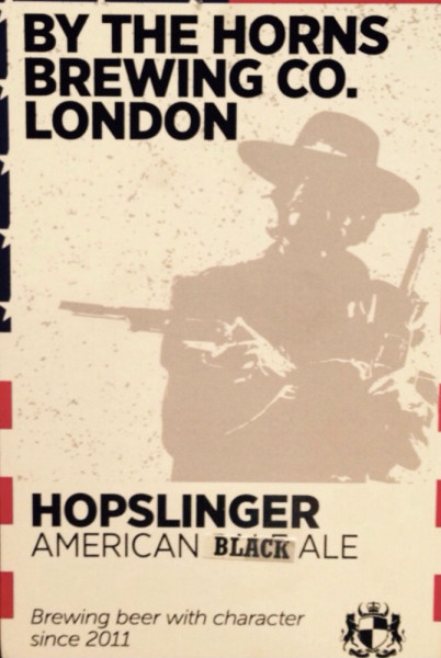 By The Horns Brewing Co. Hopslinger American IPA - Black